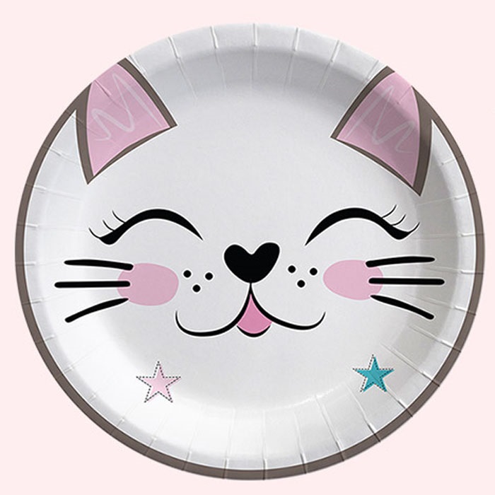 Sevimli Kedi Temalı Tabak