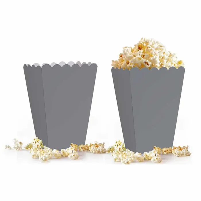 Gümüş Renkli Popcorn Kurusu