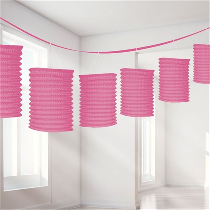 Amscan Pembe Renkli Sıralı Akordiyon Süs