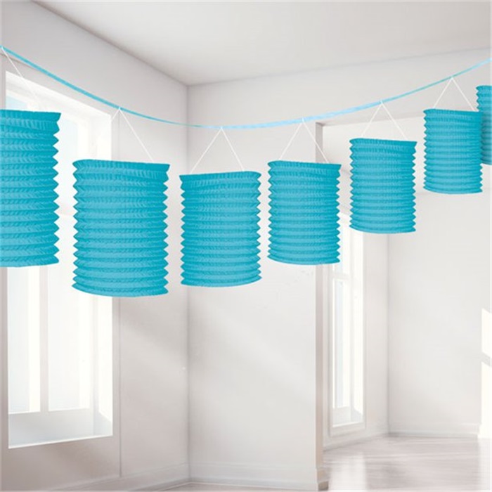 Amscan Sıralı Mavi Fener Süs