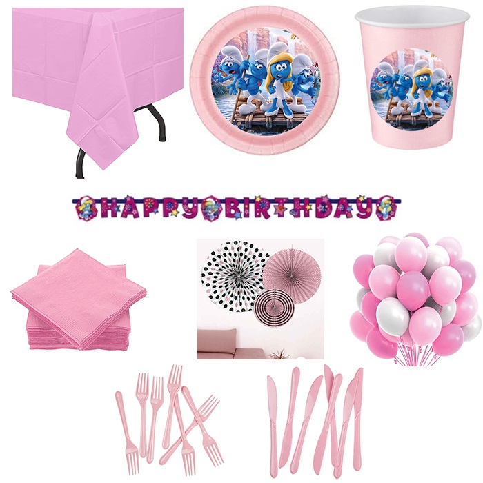 Şirine Doğum Günü Parti Seti 8 Kişilik