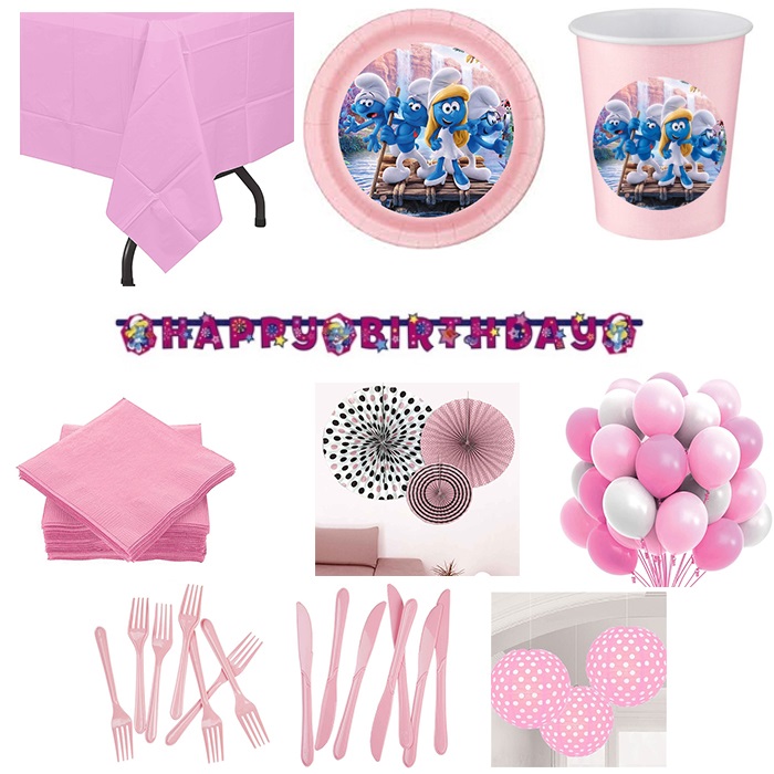 Şirine Doğum Günü Parti Seti 16 Kişilik