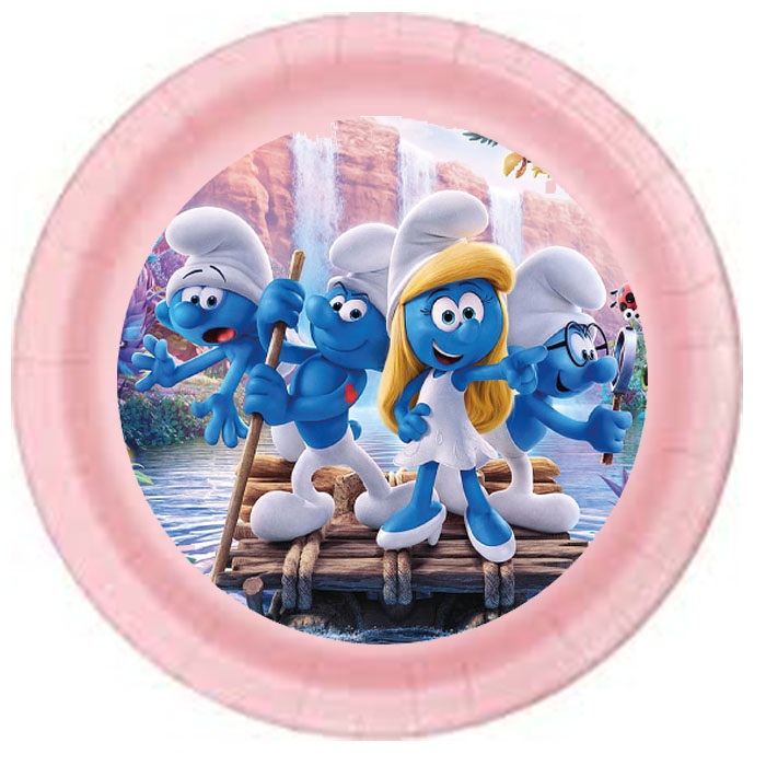 Şirine Baskılı Karton Tabak