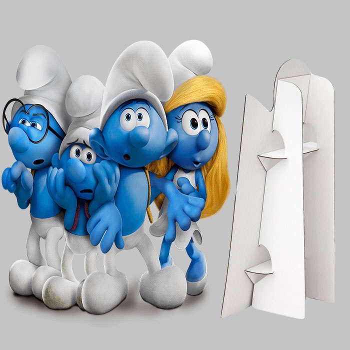 Şirinler Dekoratif Ayaklı Pano