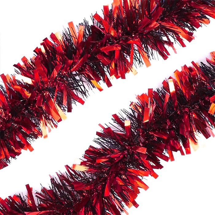 Siyah Kırmızı Renkli Fırfır Süs