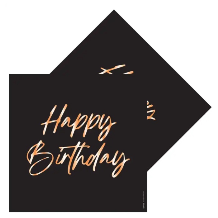 Siyah Luxury Peçete