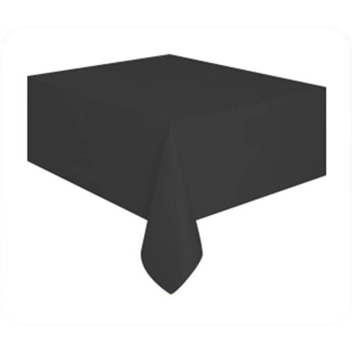 Siyah Plastik Masa Örtüsü