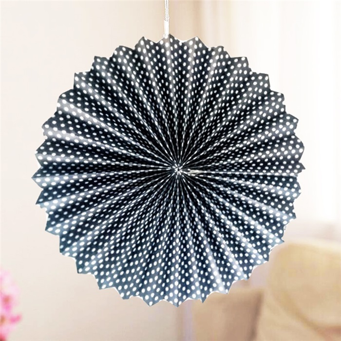 Siyah Puanlı Çark Süs