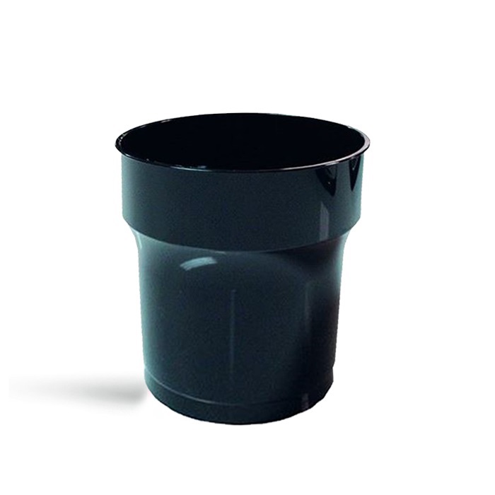 Siyah Renk Sert Plastik Bardak