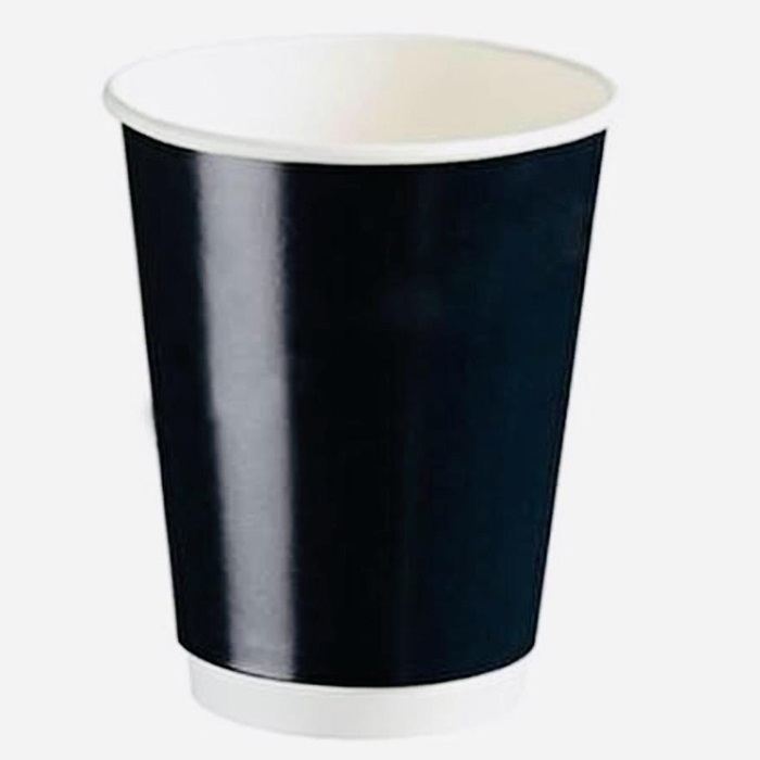 Siyah Renkli Karton Bardak 14 oz