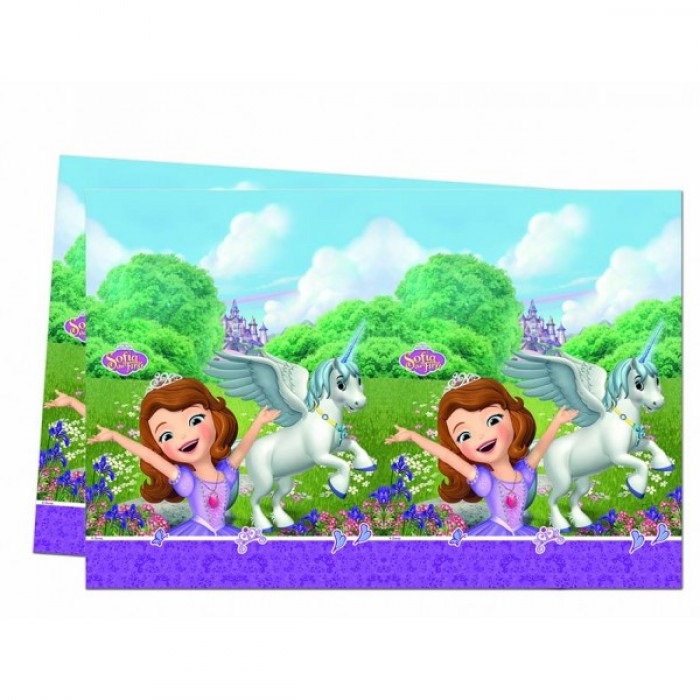 Sofia Temalı Plastik Masa Örtüsü