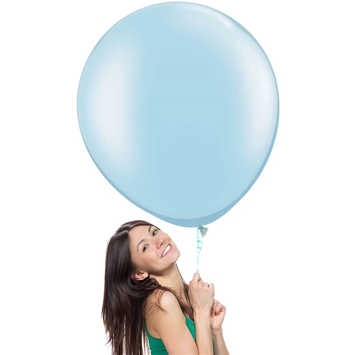 Pastel Mavi Jumbo Balon