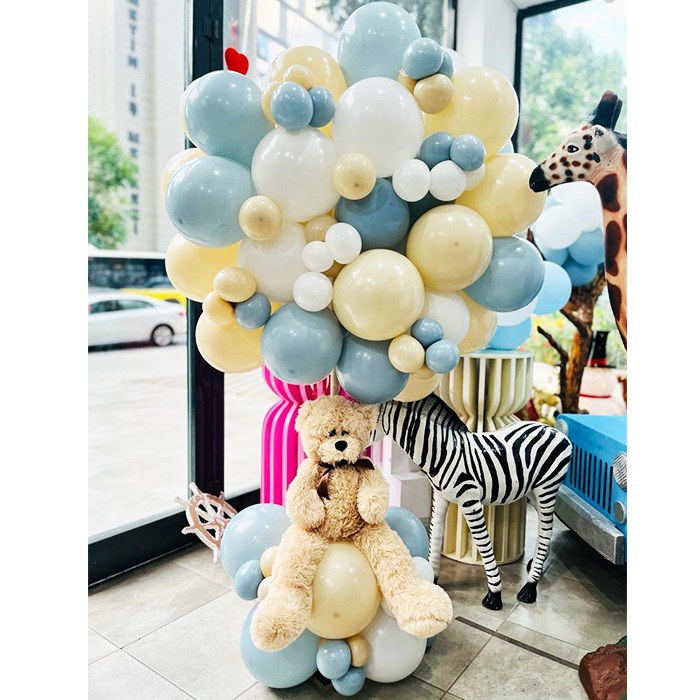 Soft Renkli Ayıcıklı Balon Buketi