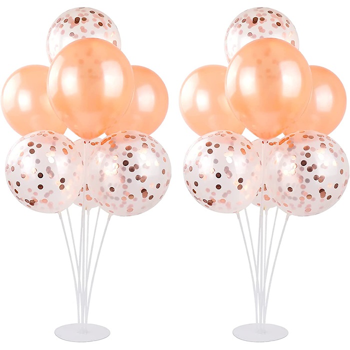 Somon Renkli Balon Standı