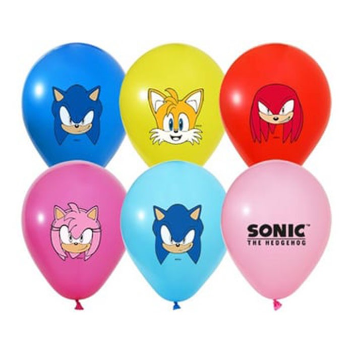 Sonic Baskılı Balon