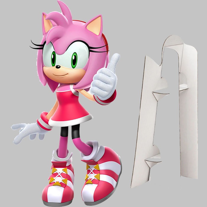 Sonic Boom Amy Rose Ayaklı Pano
