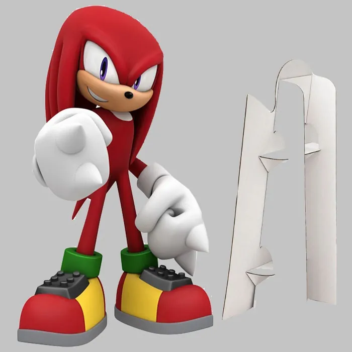 Sonic Boom Ekidne Knuckles Ayaklı Pano