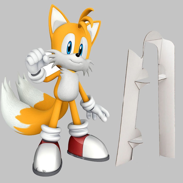 Sonic Boom Miles Ayaklı Pano