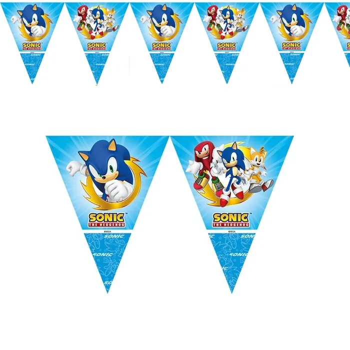 Sonic Boom Temalı Bayrak Flama