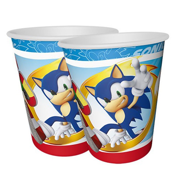 Sonic Boom Temalı Karton Bardak