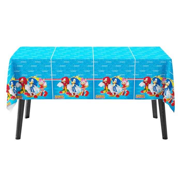 Sonic Boom Temalı Masa Örtüsü