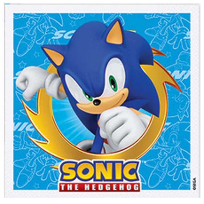 Sonic Boom Temalı Peçete