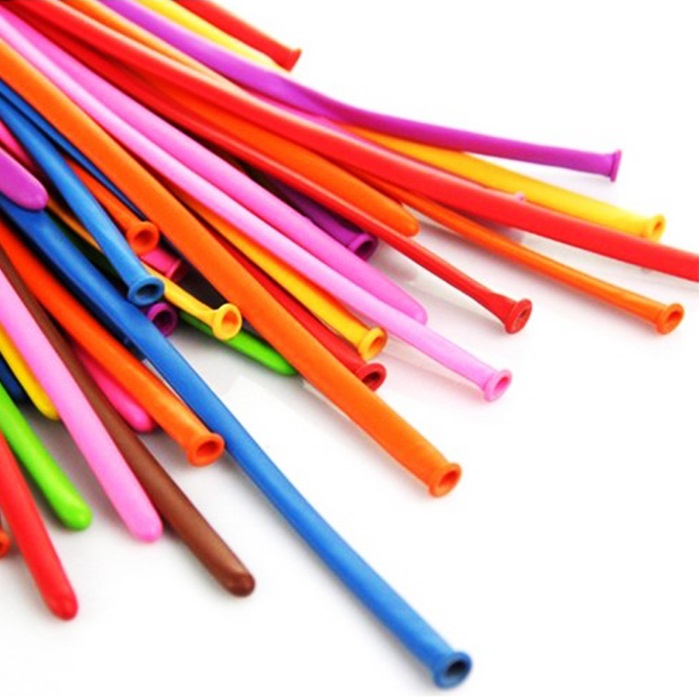 Karışık Renkli Sosis Balon