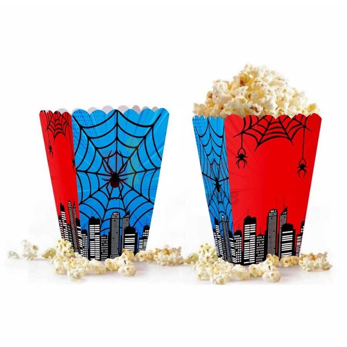 Spiderman Temalı Popcorn Kutusu