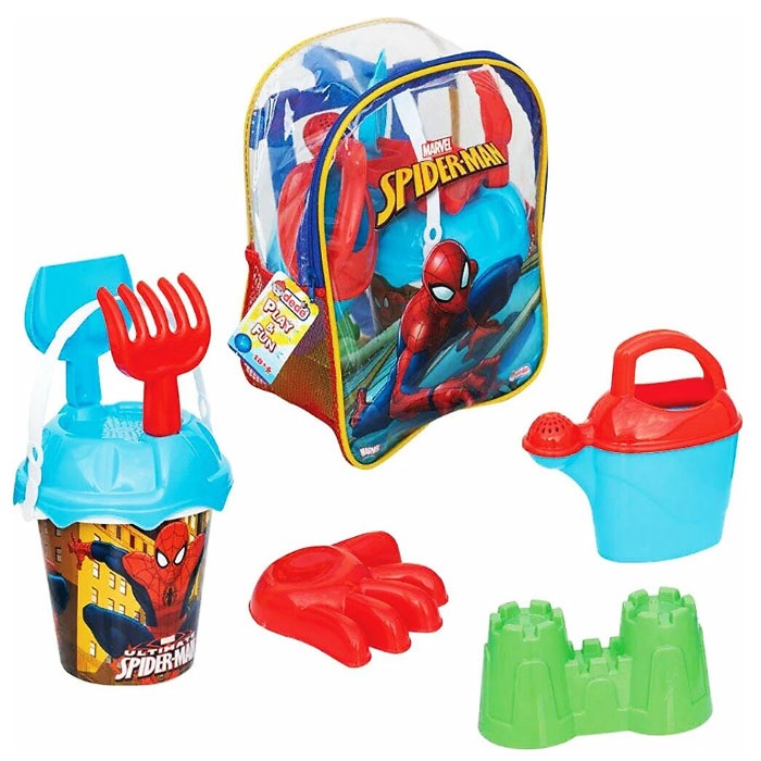 Spiderman Resimli Sırt Çantası Plaj Seti