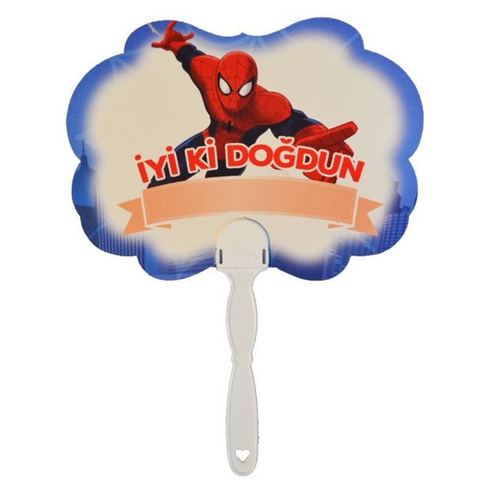 Spiderman Temalı El Pankartı