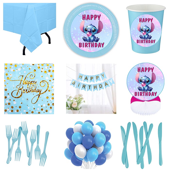 Stitch Doğum Günü Parti Seti