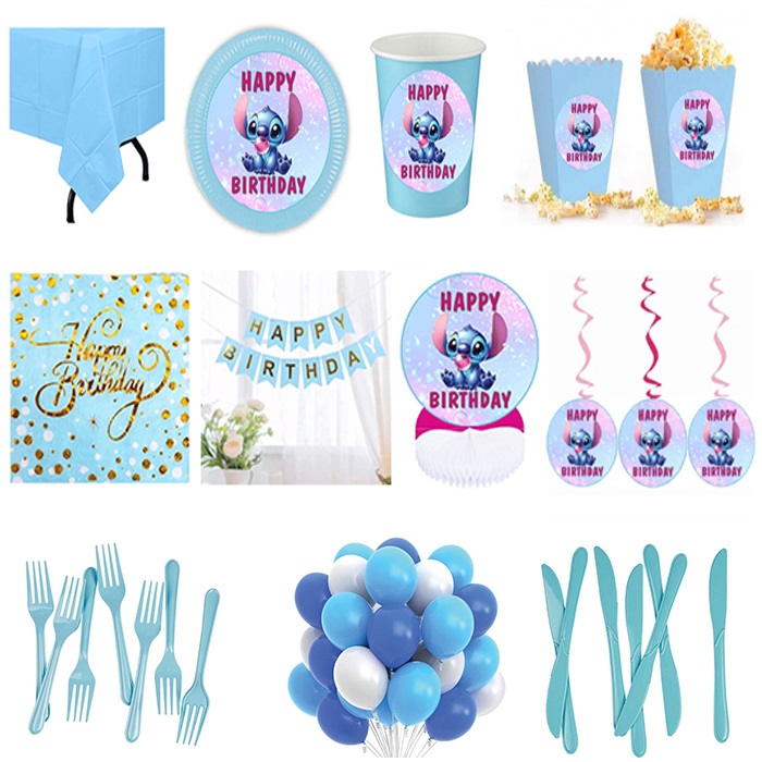 Stitch Doğum Günü Seti
