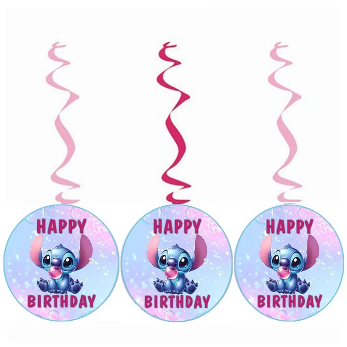 Stitch Temalı Asma İp Süs