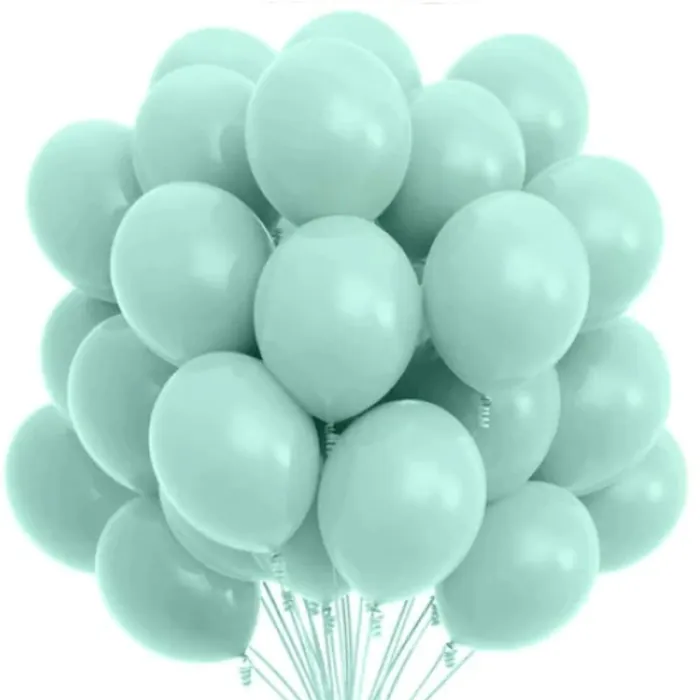 Su Yeşili Renkli Pastel Balon