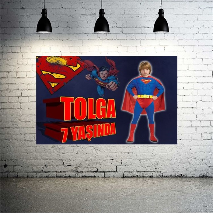 Superman Kişiye Özel Afiş