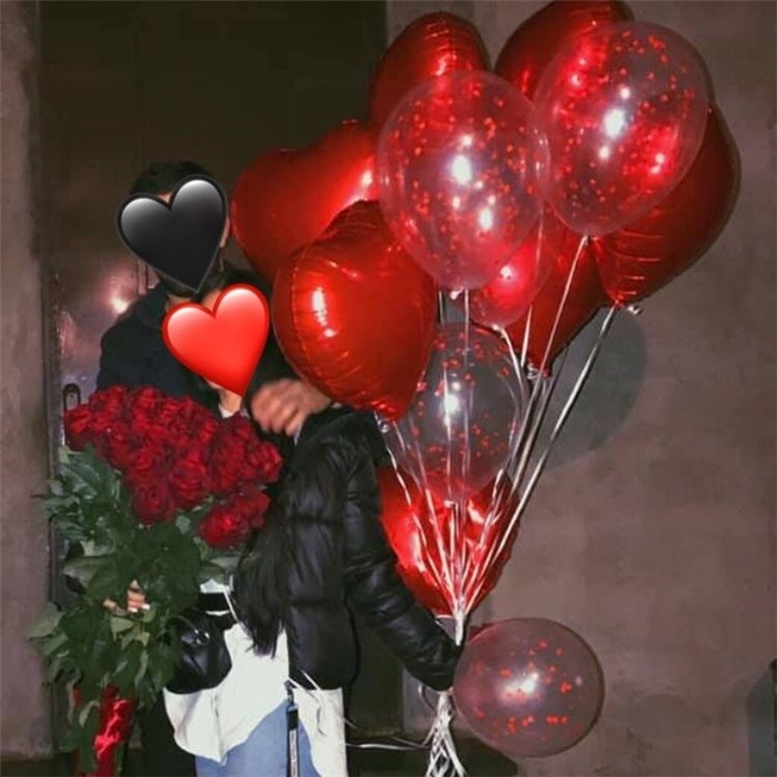 Sevgililer Günü Kalpli Balonlarla Sürpriz