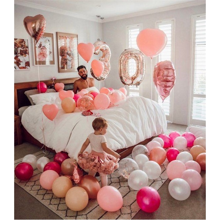 Sevgiliye Doğum Günü Sürprizi Balon Süsleme