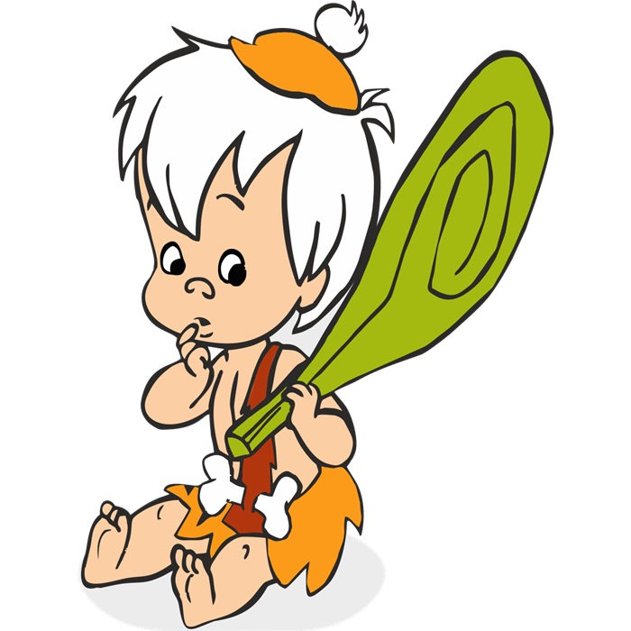 Taş Devri Bambam Ayaklı Pano