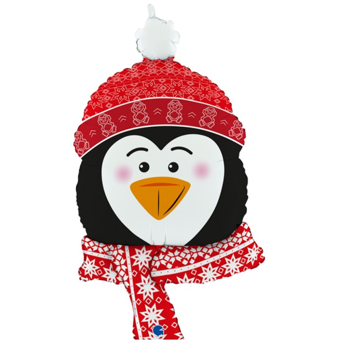 Yılbaşı Tatlı Penguen Folyo Balon