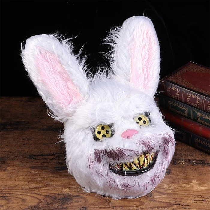 Cadılar Bayramı Kanlı Tavşan Maske