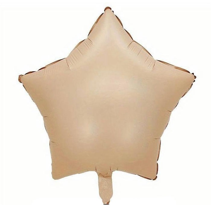 Karamel Yıldız Folyo Balon