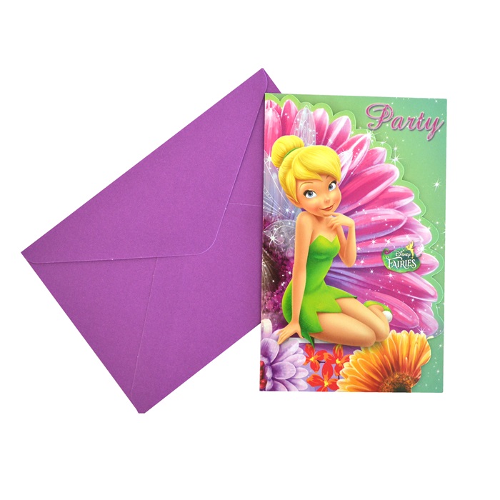 Tinker Bell Temalı Davetiye