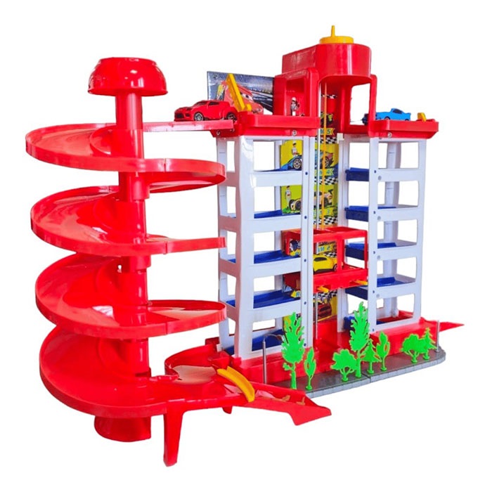 Toysan Oyuncak Racer 3 Asansörlü Garaj Seti