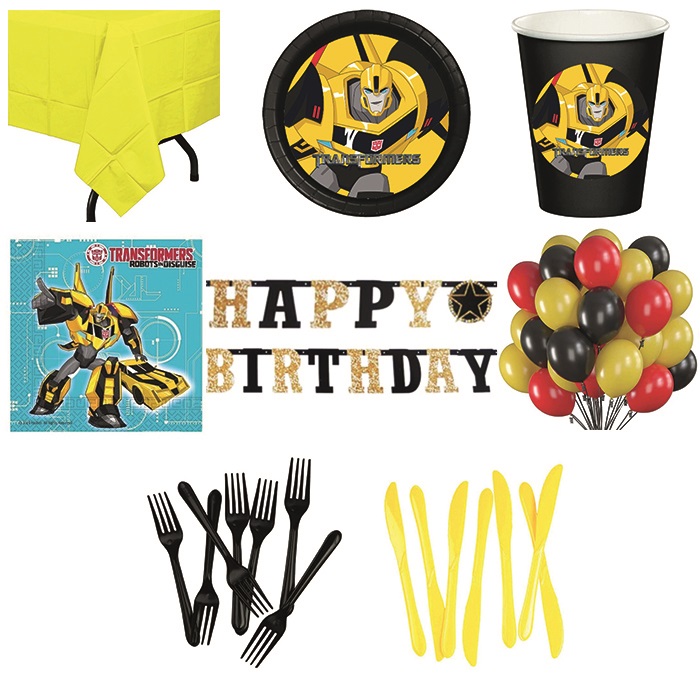 Transformers Doğum Günü Parti Seti 8 Kişilik