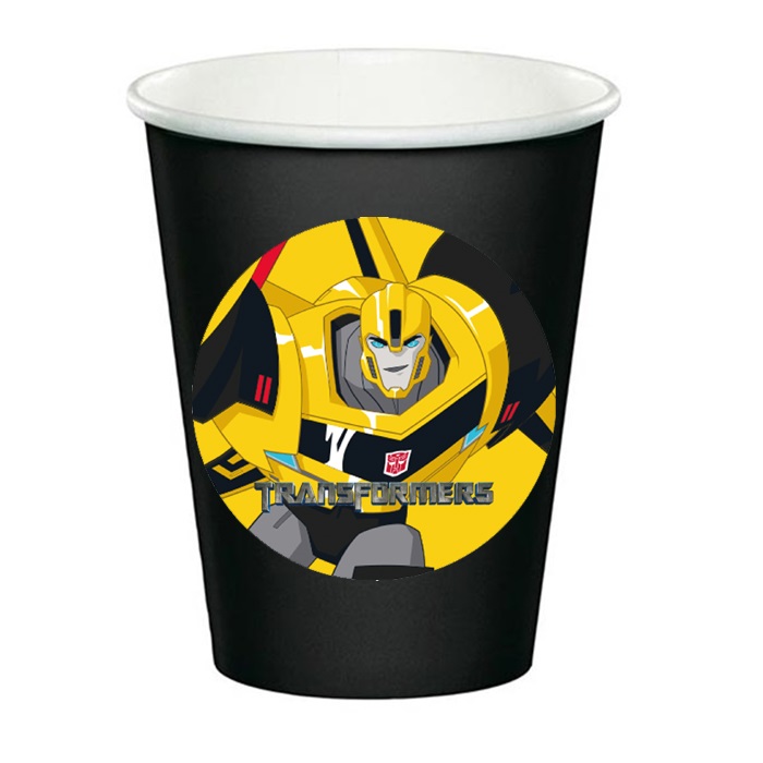 Transformers Temalı Karton Bardak