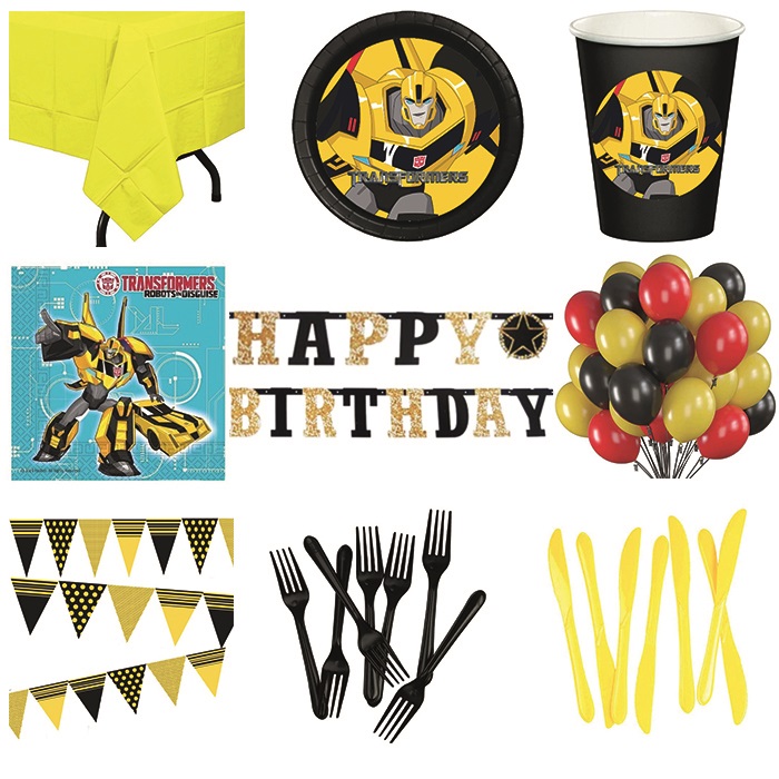 Transformers Doğum Günü Parti Seti 16 Kişilik