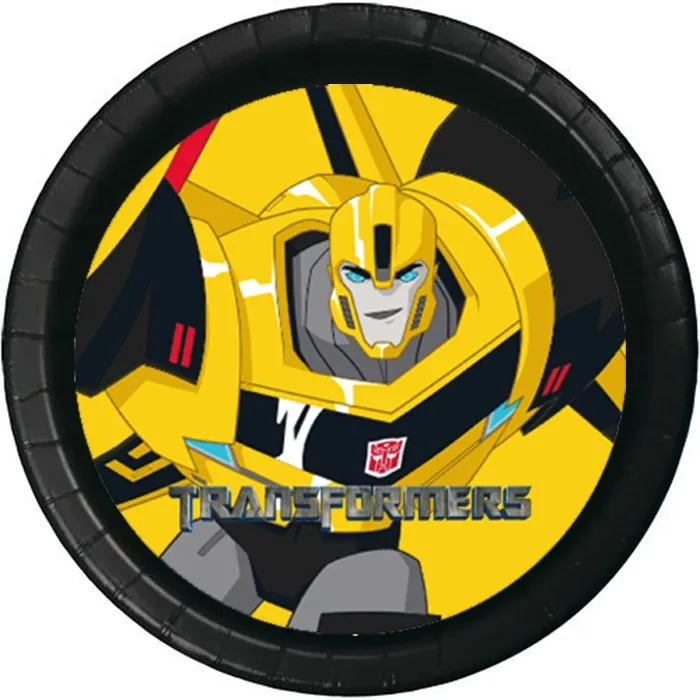 Transformers Temalı Karton Tabak