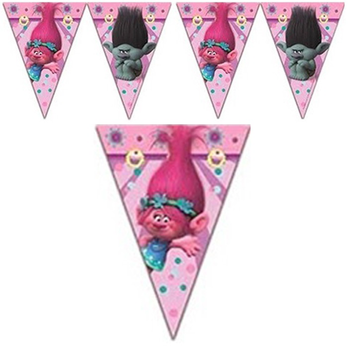 Troller Temalı Bayrak Süs