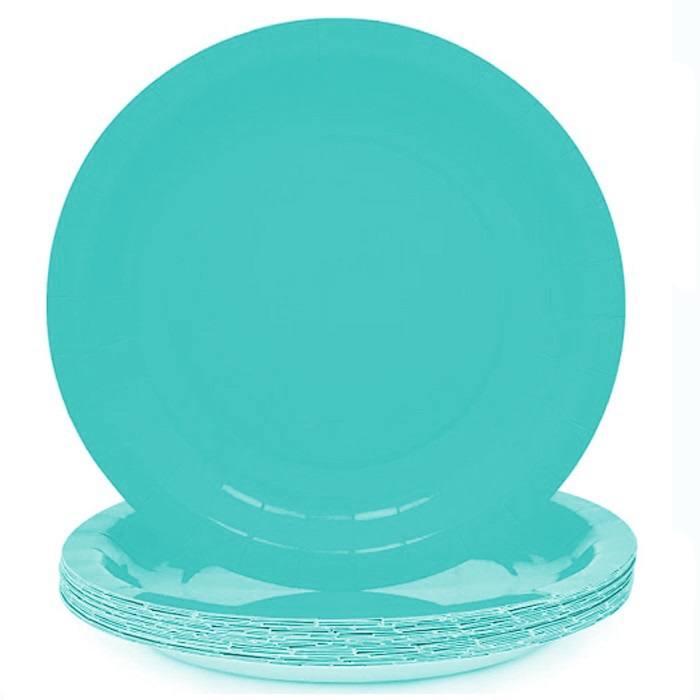 Turkuaz Karton Tabak