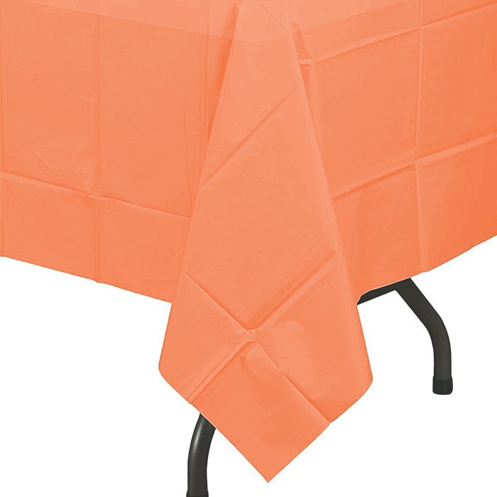 Pastel Turuncu Masa Örtüsü